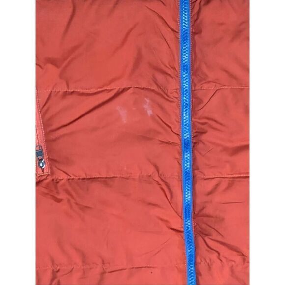 Patagonia reversible duck down feathers blue orange vest med camping - Picture 10 of 10